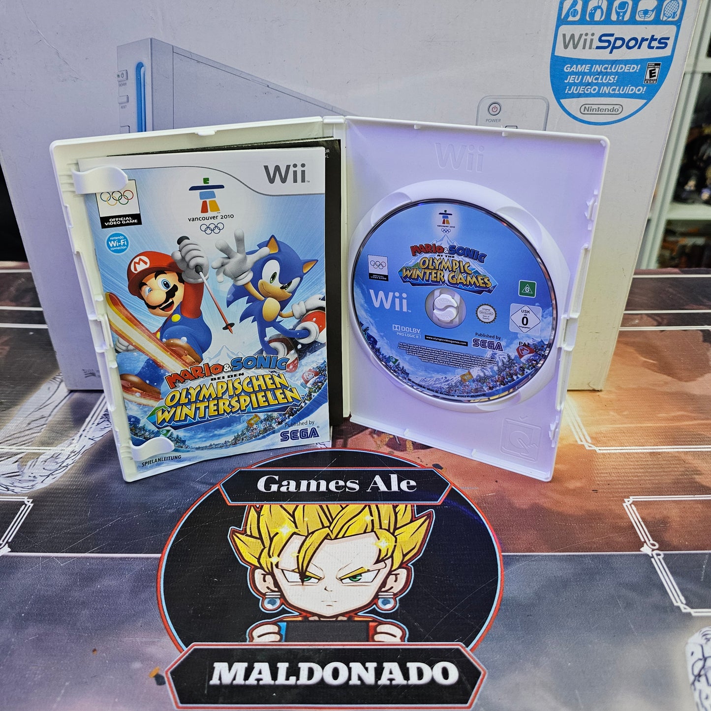 MARIO Y SONIC OLIMPISCHEN WINTERSPIELEN JUEGO DE NINTENDO WII (USADO)
