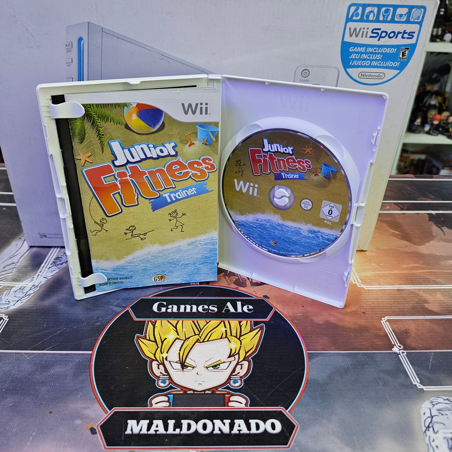 JUNIOR FITNESS JUEGO DE NINTENDO WII (USADO)