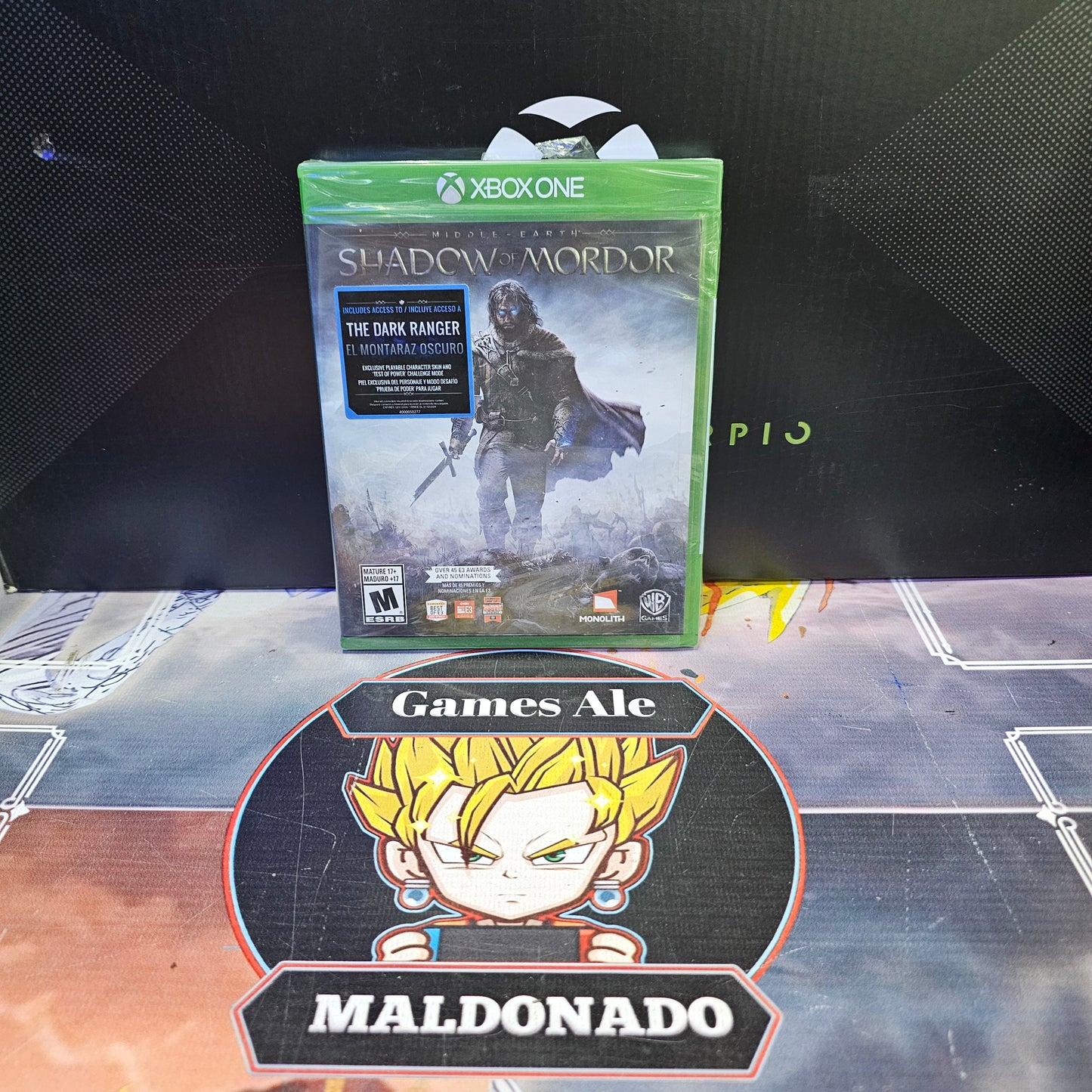 SHADOW OF MORDOR - JUEGO DE XBOX ONE (NUEVO SELLADO)