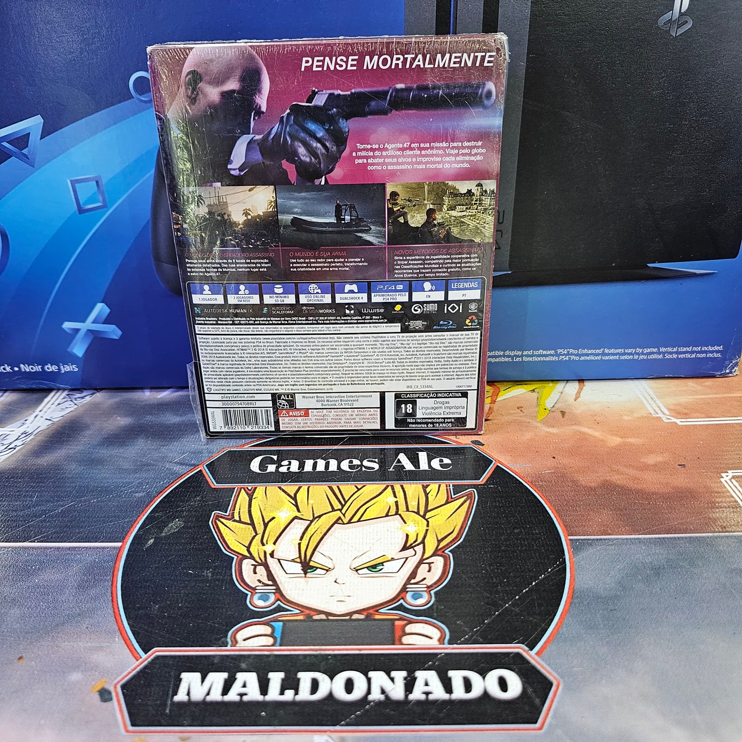 HITMAN 2 (NUEVO SELLADO) – JUEGO DE PLAYSTATION 4 + BLU RAY HITMAN AGENTE 47