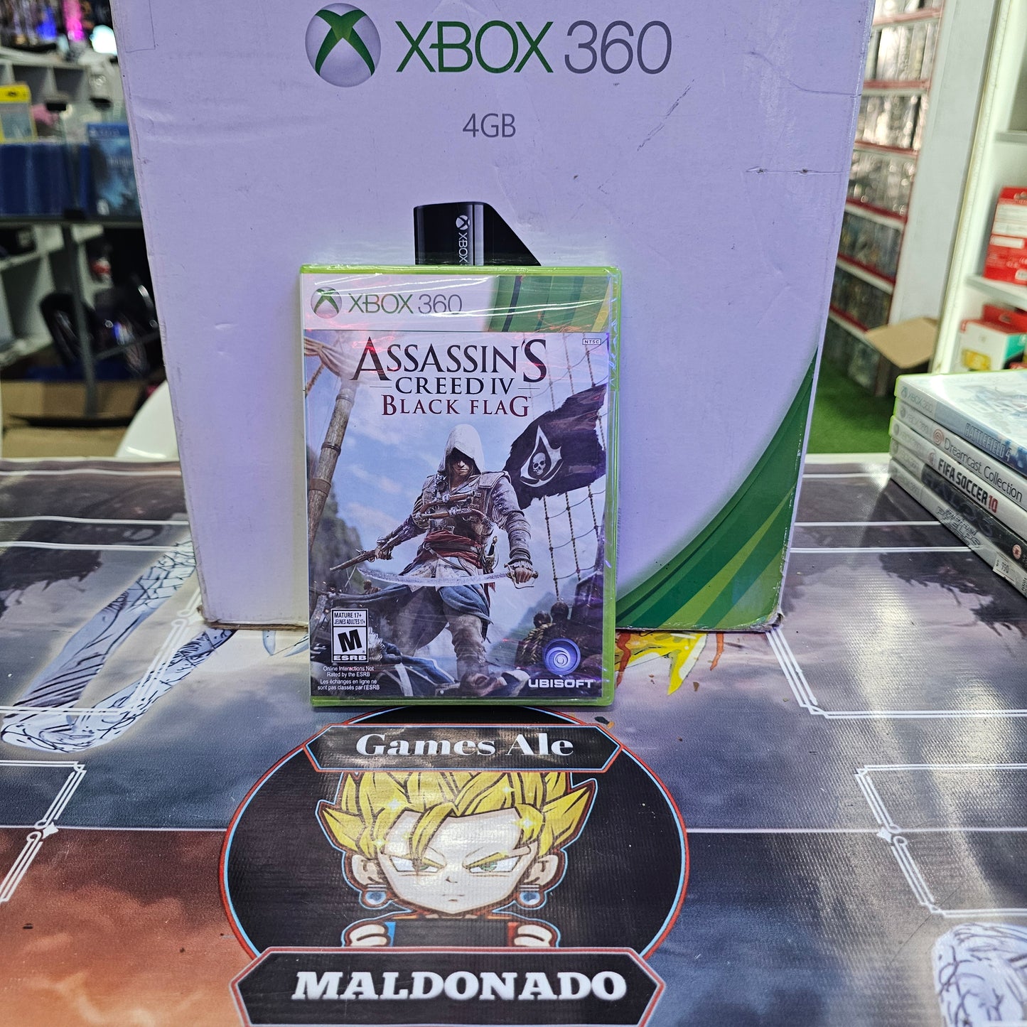 ASSASSINS CREED IV BLACK FLAG (NUEVO SELLADO) JUEGO DE XBOX 360 NTSC