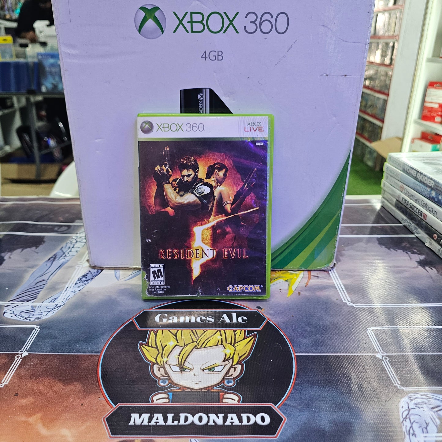 RESIDENT EVIL 5 (USADO) JUEGO DE XBOX 360 NTSC