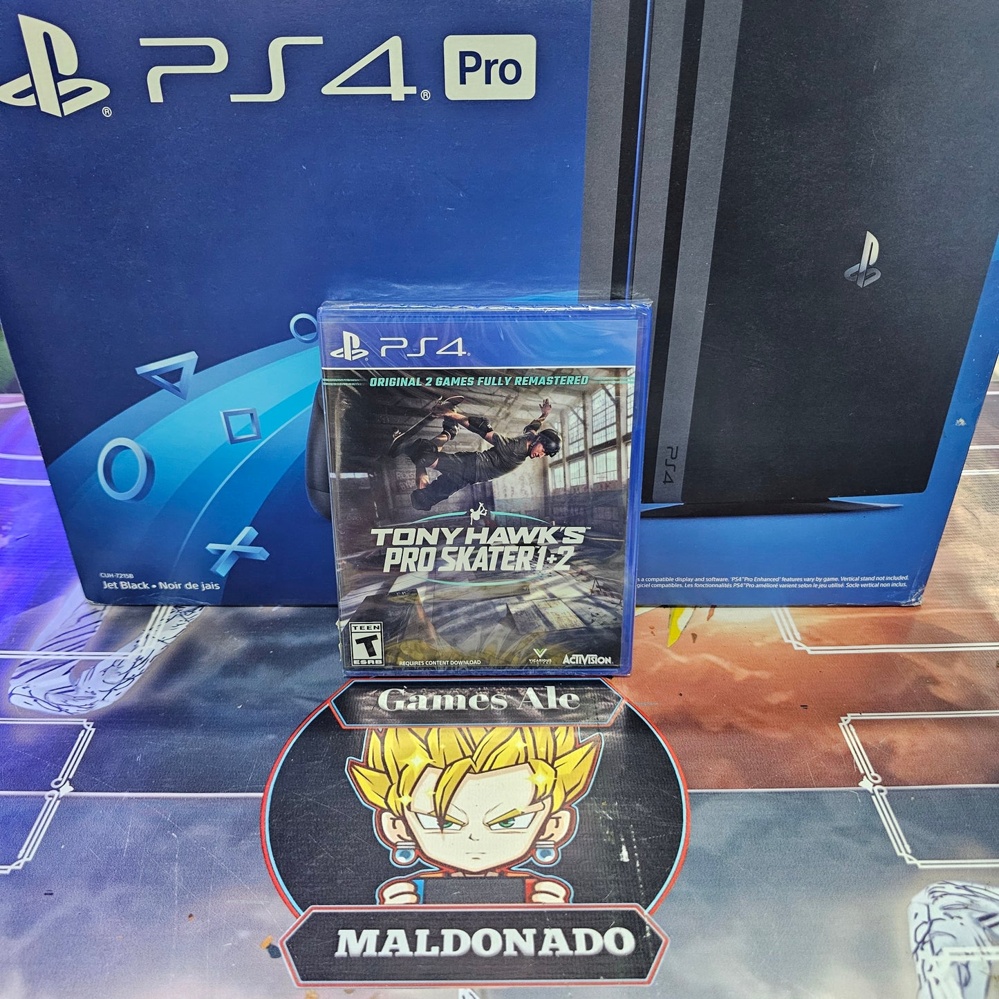 TONY HAWKS PRO SKATER 1 + 2 – JUEGO DE PLAYSTATION 4 (NUEVO SELLADO)