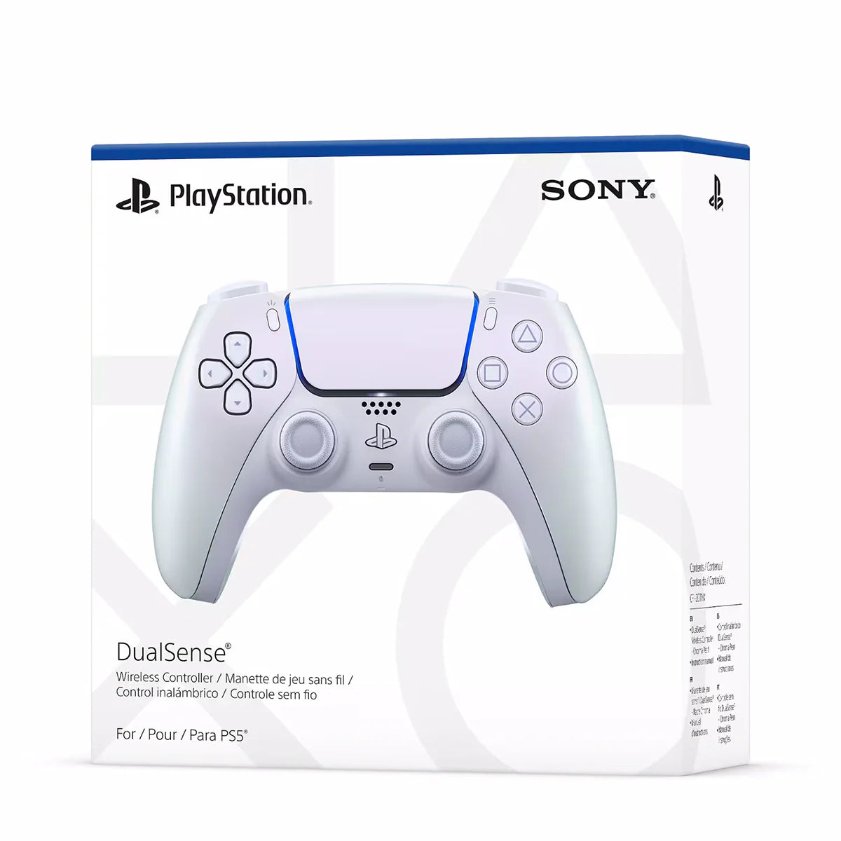 JOYSTICK INALÁMBRICO DUALSENSE SONY PS5 PLAYSTATION 5 PEARL