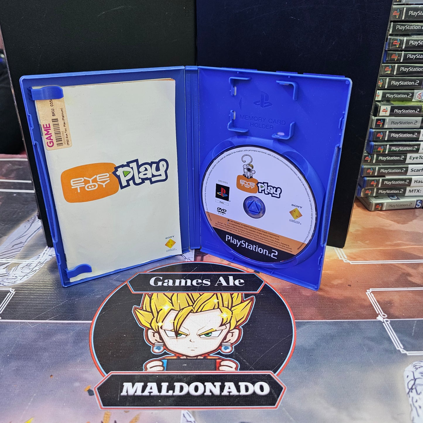 EYE TOY PLAY JUEGO DE PLAYSTATION 2 ( USADO)