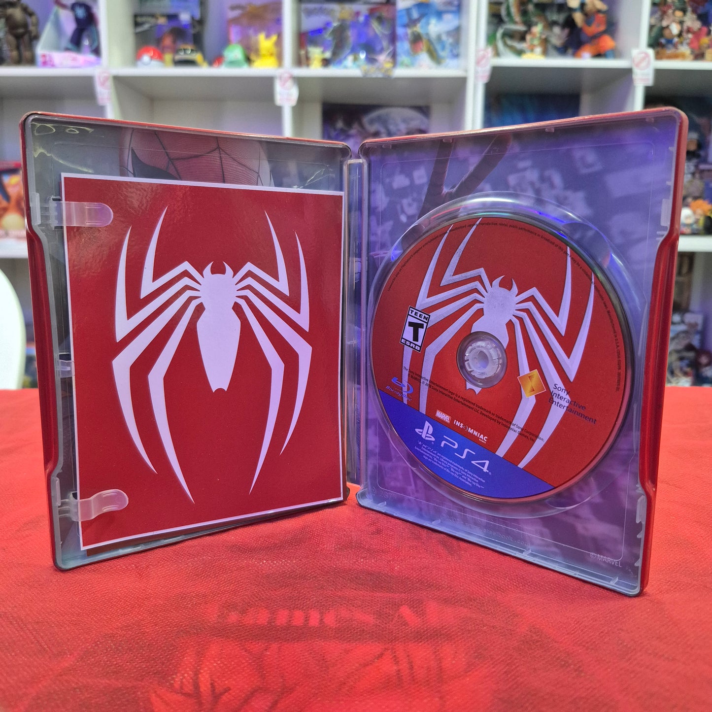 STEEL BOOK SPIDERMAN MARVEL PLAYSTATION 4