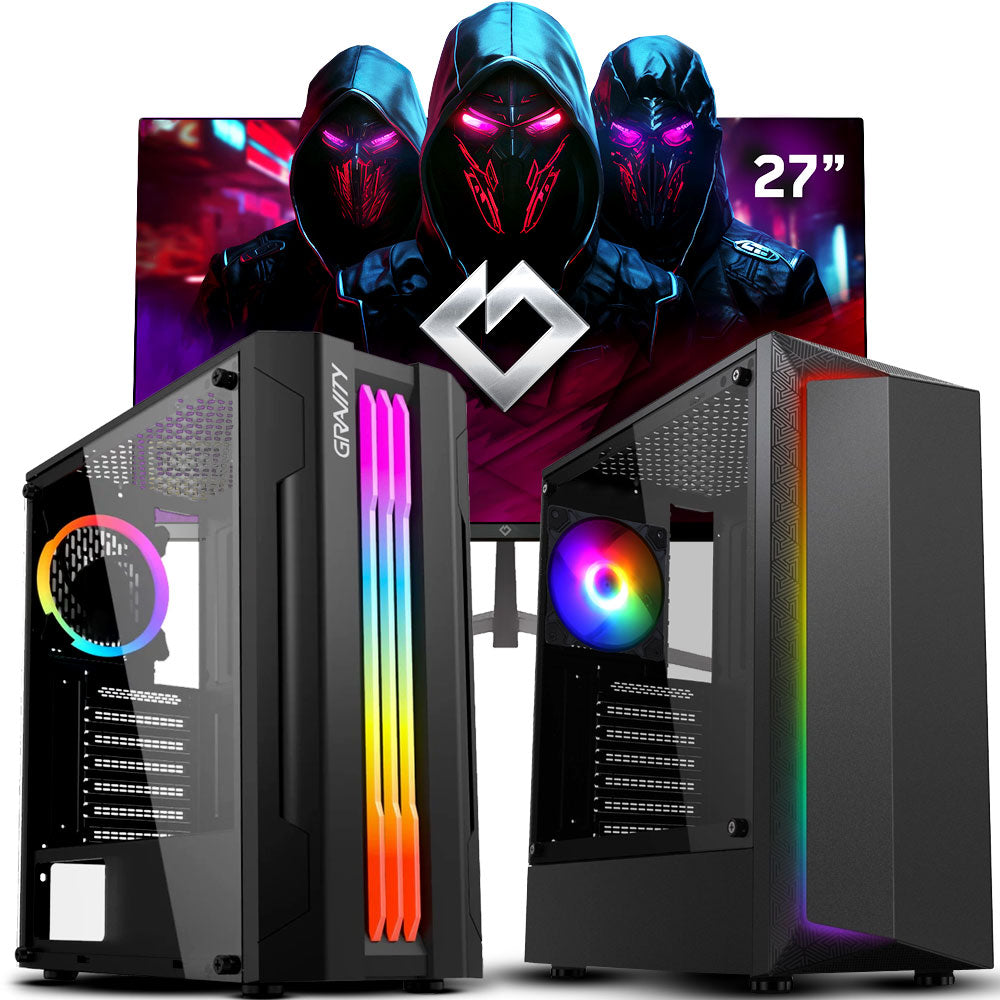 COMBO PC GAMER AMD 5600G GR85 / GR08 + MONITOR 27" 75Hz