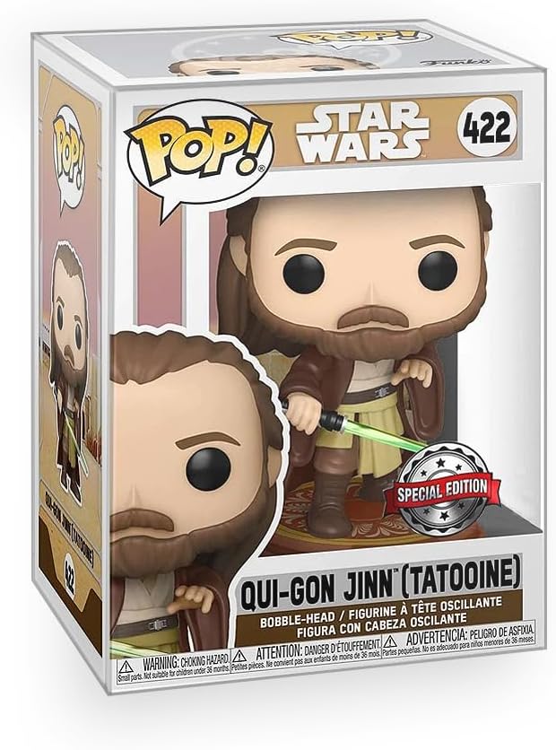 FUNKO POP QUI-GON JINN (TATOOINE) STAR WARS 422
