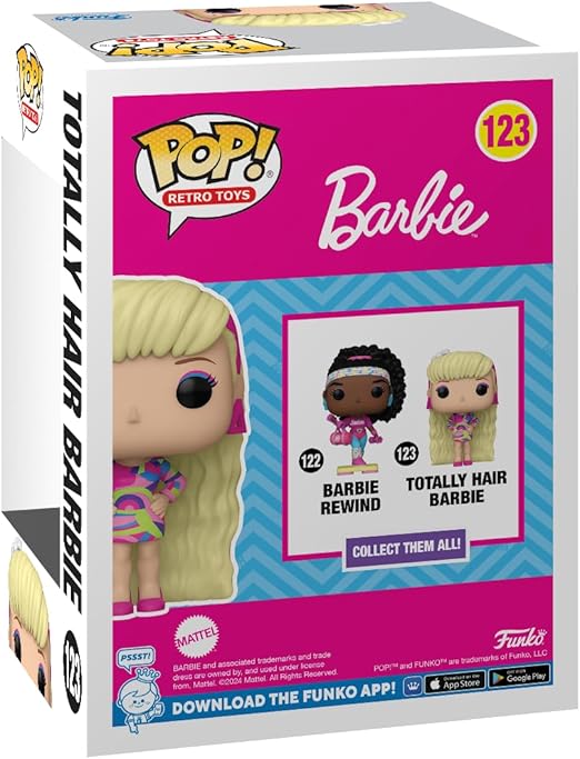 FUNKO POP BARBIE 65 ANIVERSARIO TOTALLY HAIR BARBIE 123
