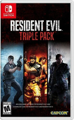RESIDENT EVIL TRIPLE PACK - JUEGO DE NINTENDO SWITCH (NUEVO SELLADO)