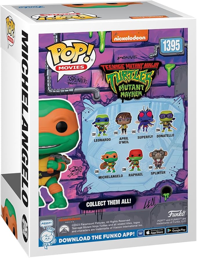 FUNKO POP: MICHELANGELO - TEENAGE MUTANT NINJA TURTLES 1395