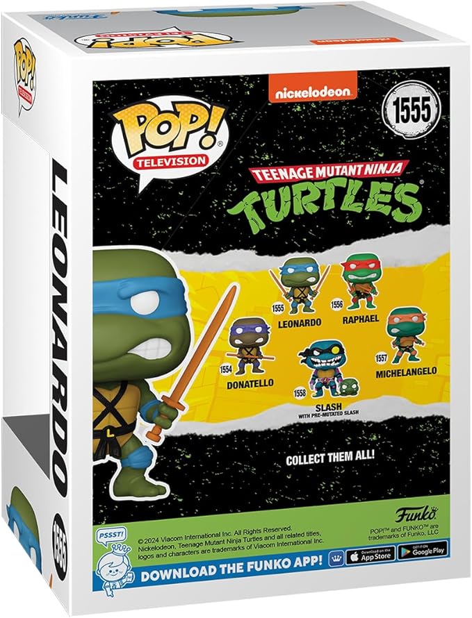 FUNKO POP: LEONARDO - TEENAGE MUTANT NINJA TURTLES 1555