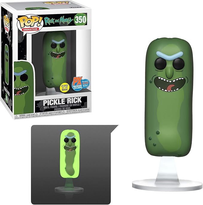 FUNKO POP PICKLE RICK 350