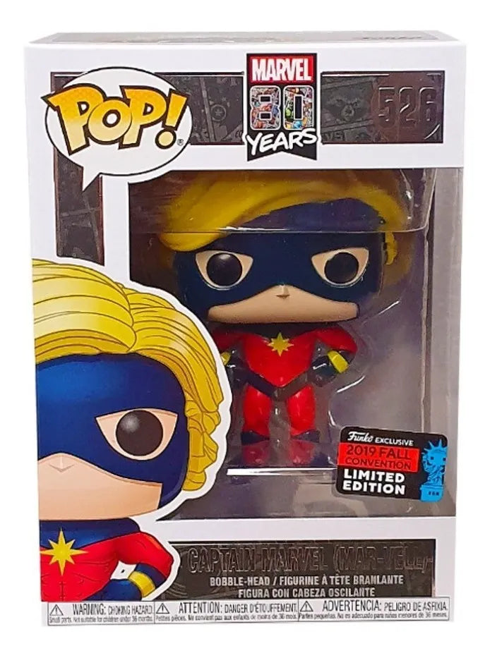 FUNKO POP CAPTAIN MARVEL EDICIÓN: 80 AÑOS 526