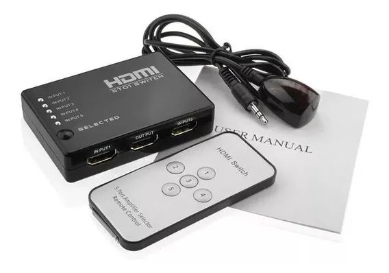 HDMI SWITCH 3 IMPUTS (CONTROL INCLUIDO)