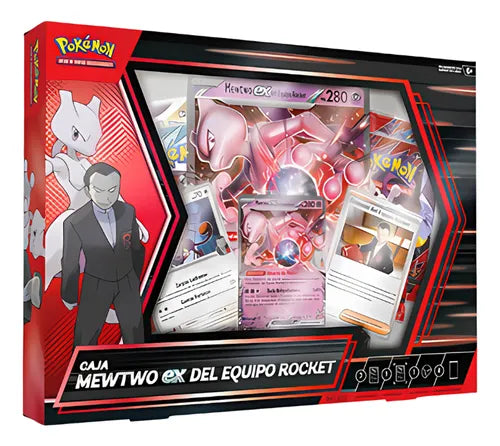CAJA MEWTWO DEL EQUIPO ROKET EN ESPAÑOL POKEMON TCG