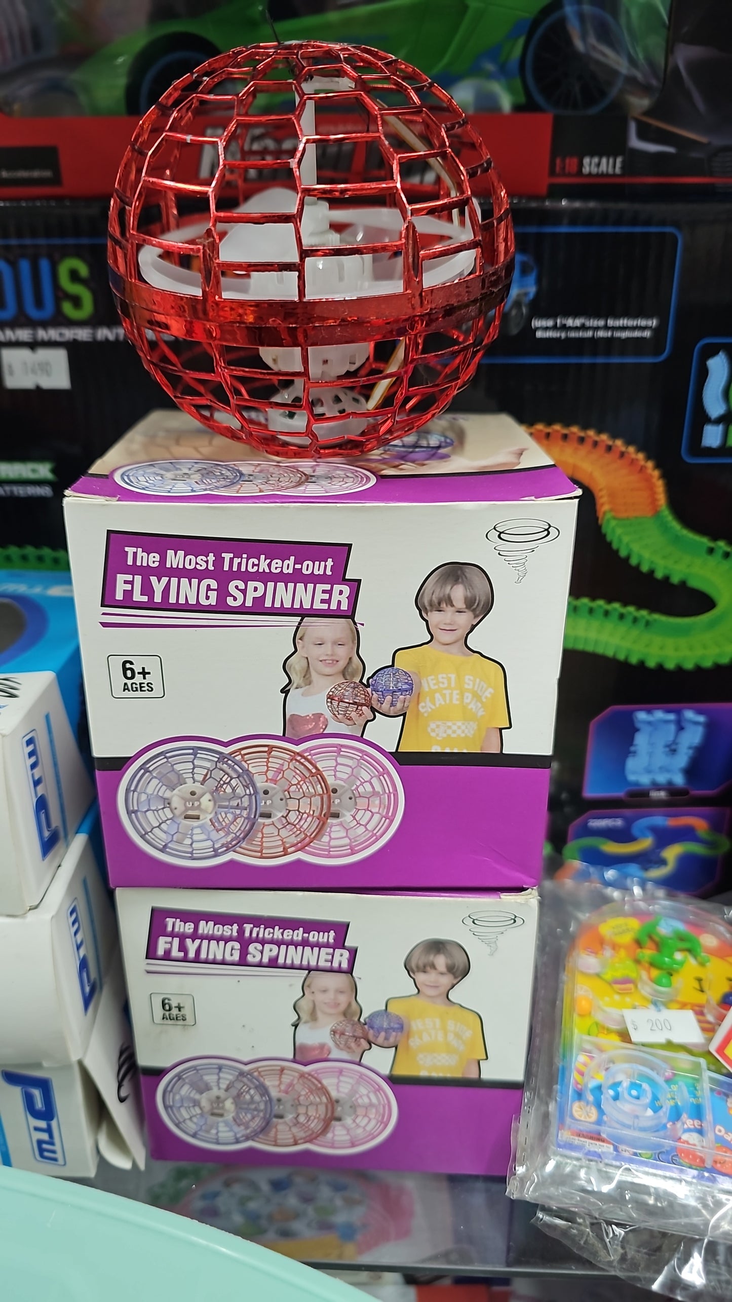 PELOTA VOLADORA FLING SPINNER