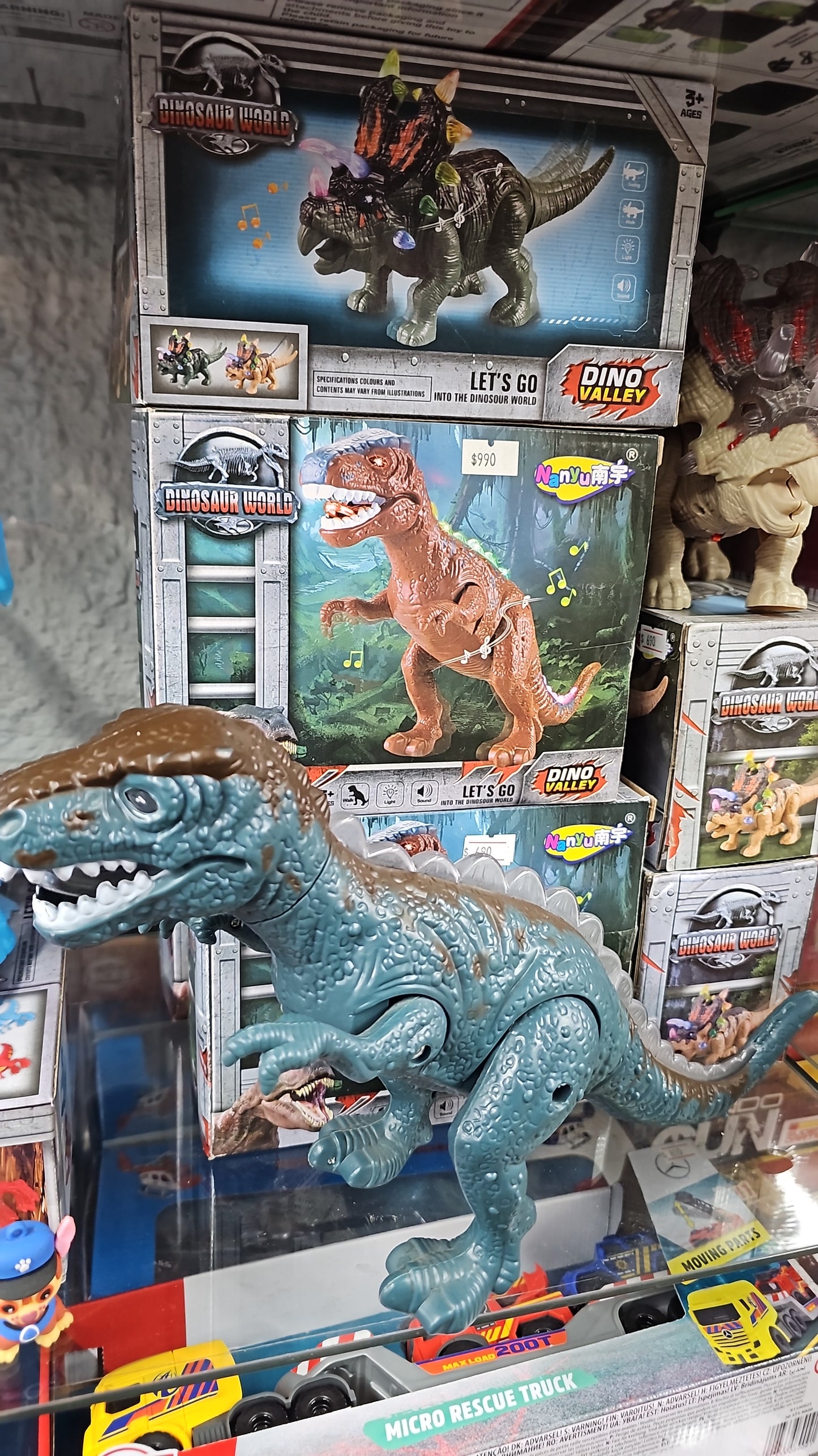 TIRANOSAURIO REX CON MOVIMIENTO, LUZ Y SONIDO DINOSAURIO