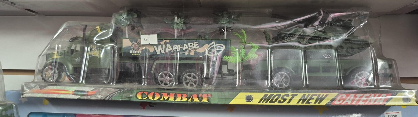 CAMIONSITO DE GUERRA CON SOLDADOS