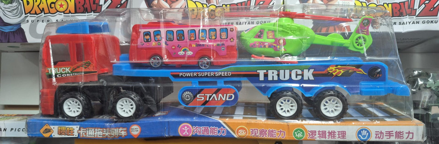 CAMION REMOLCADOR +BUS + ELICOPTERO