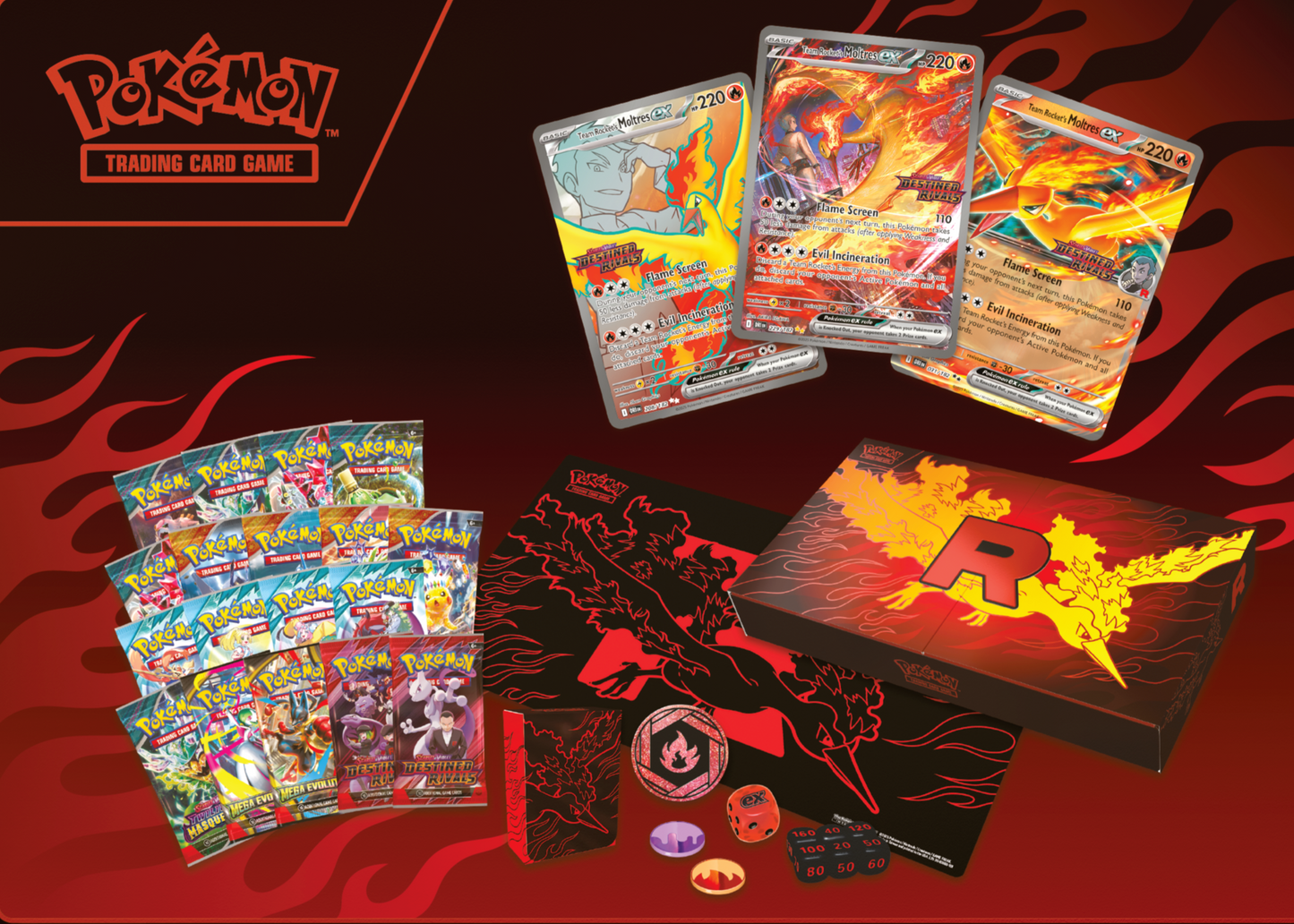 Ultra-Premium Collection de Moltres ex del Team Rocket