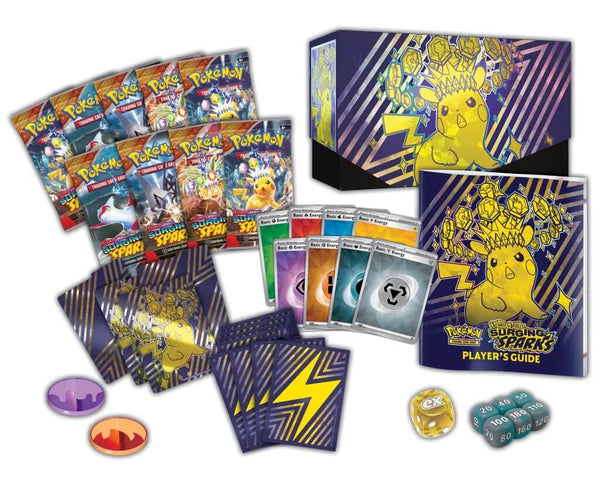 CAJA DE ENTRENADOR CHISPAS FULGURANTES POKEMON TCG ELITE TRAINER BOX  (ETB)