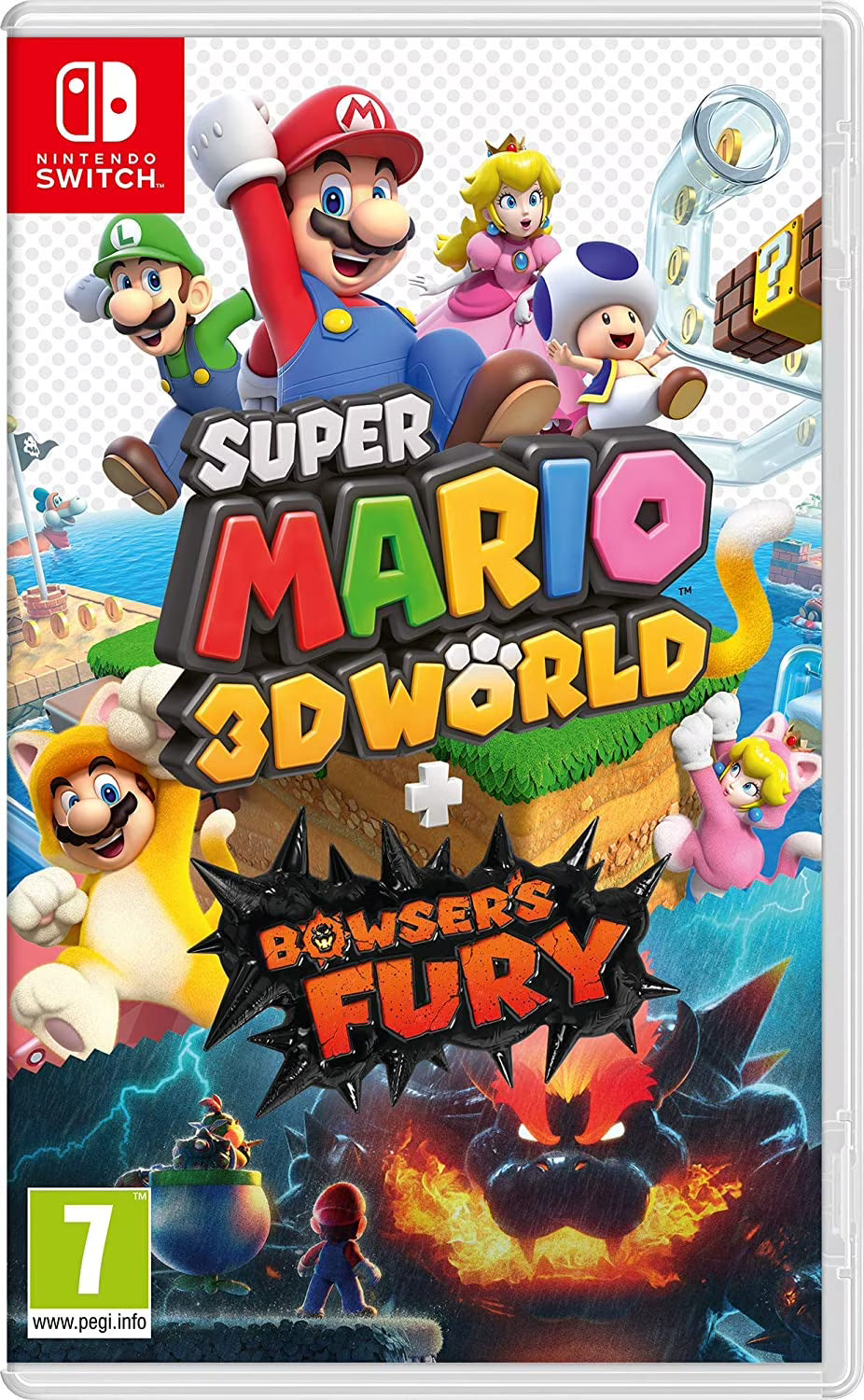 SUPER MARIO 3D WORLD + BOWSER'S FURY – JUEGO DE NINTENDO SWITCH (USADO)