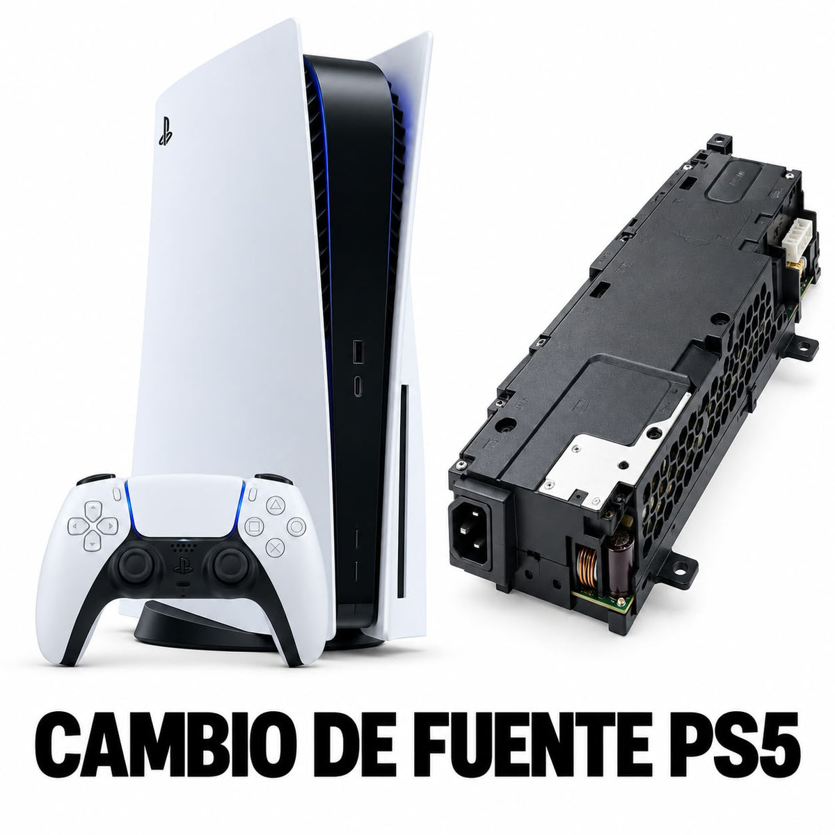 CAMBIO DE FUENTE PS5 TECNICO