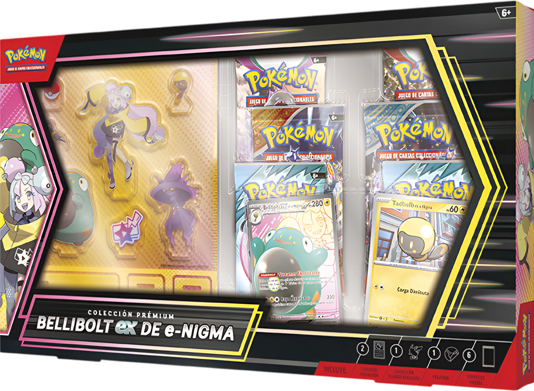 COLECCION PREMIUM BELLIBOT EX DE E-NIGMA EN ESPAÑOL POKEMON TCG