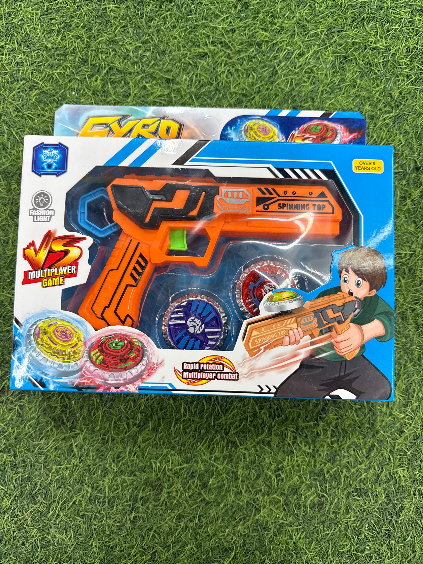 PISTOLA LANZA TROMPOS DE BATALLA CON LUZ