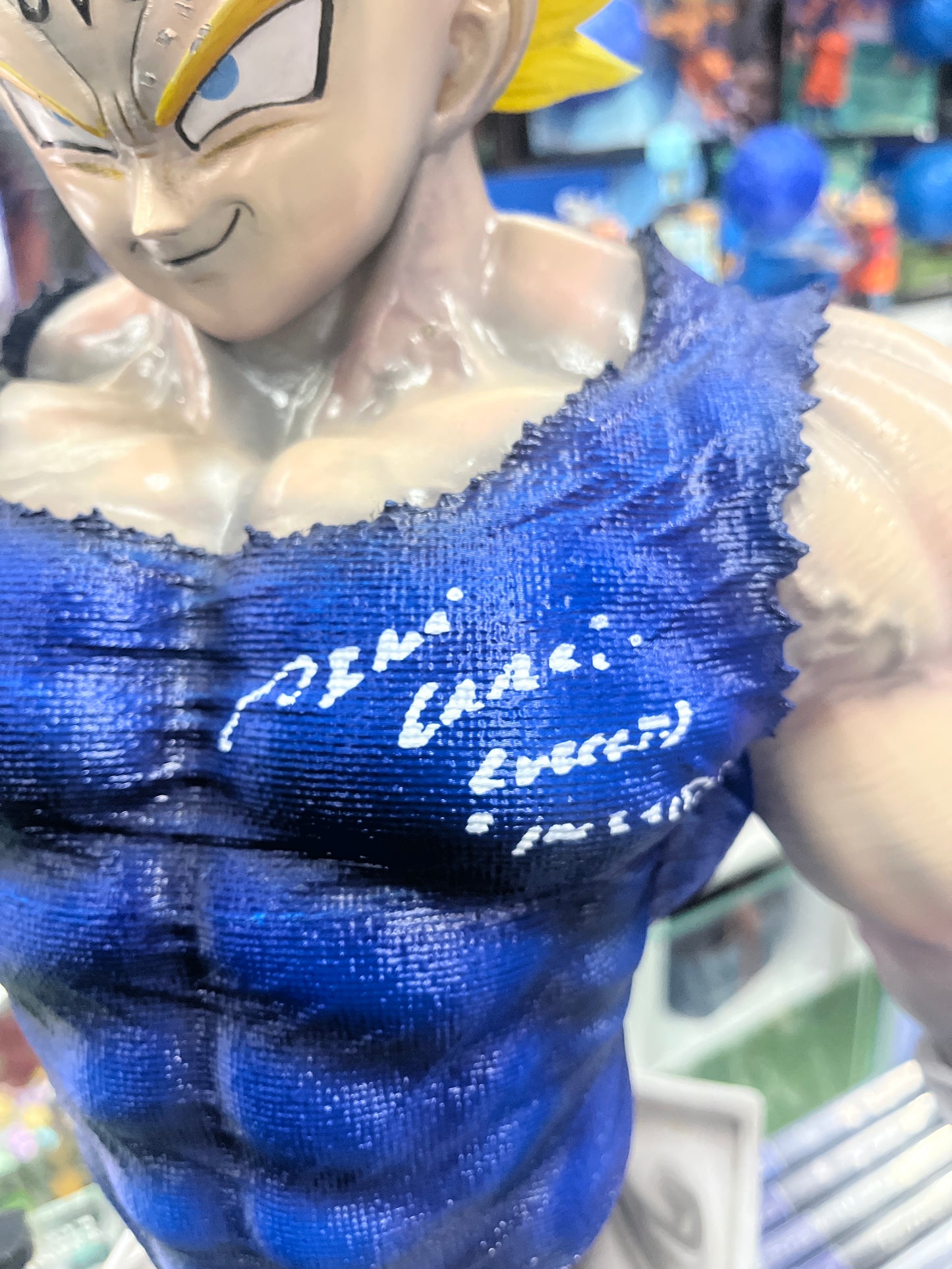 BUSTO 50 CM VEGETA FIRMADO POR RENÉ GARCÍA - DRAGON BALL Z