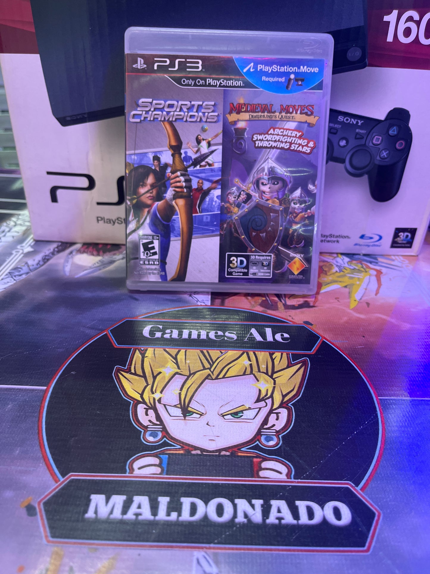 SPORTS CHAMPIONS + MEDIEVAL MOVES – JUEGO DE PLAYSTATION 3 (USADO)