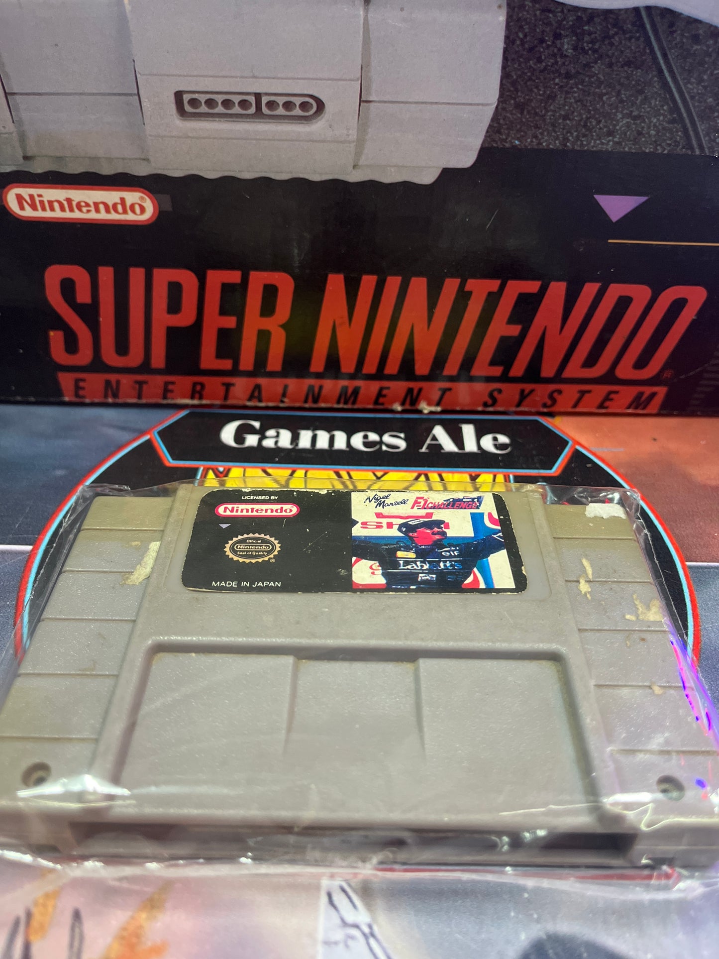 F1 CHALLENGE NIGEL MARSELL - JUEGO SUPER NINTENDO