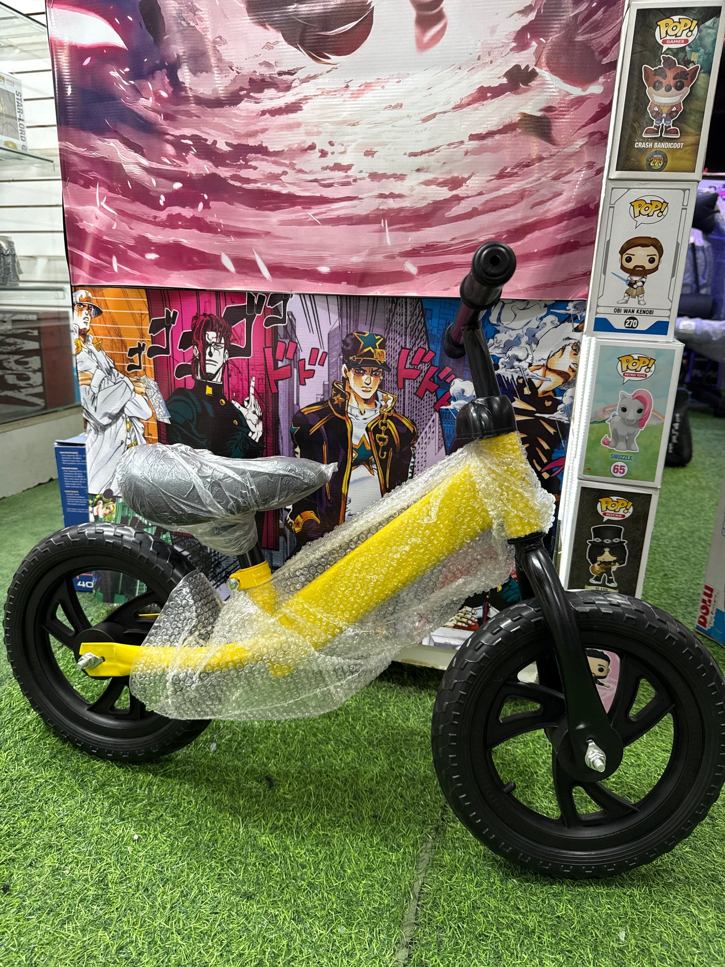 CHIVITA DE NIÑO SIN PEDAL AMARILLA