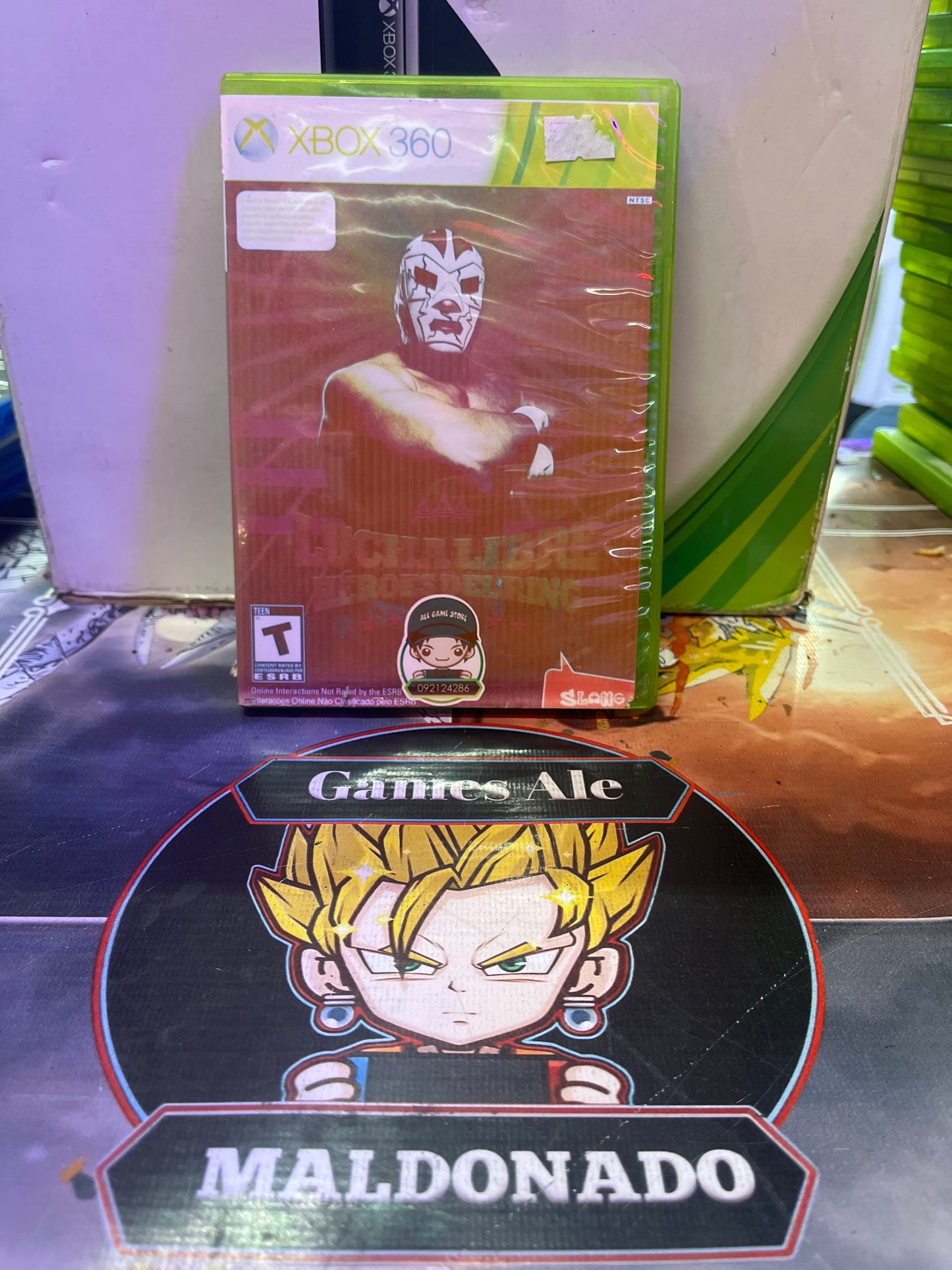 LUCHA LIBRE HÉROES DEL RING – JUEGO DE XBOX 360 (USADO) (NTSC)