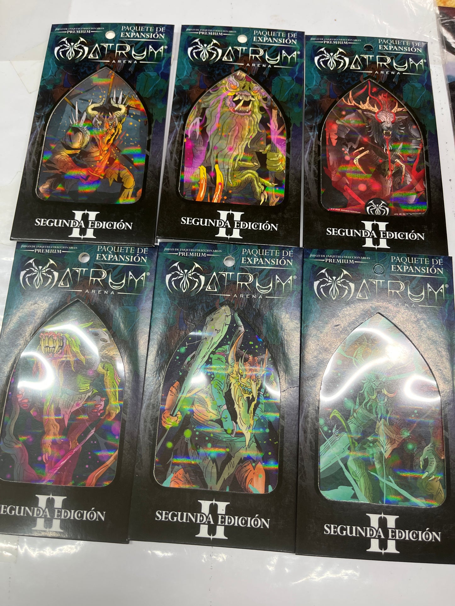 PAQUETE EXPANSIÓN ATRUM ARENA TCG SEGUNDA EDICIÓN