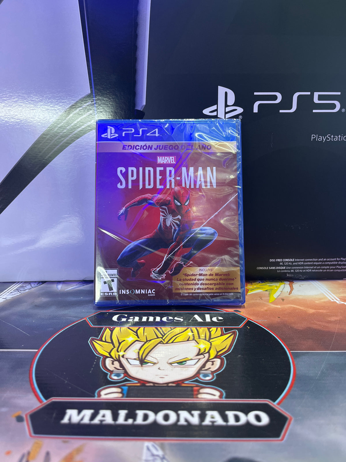SPIDERMAN ( JUEGO PS5 NUEVO SELLADO) - JUEGO PLAYSTATION 5