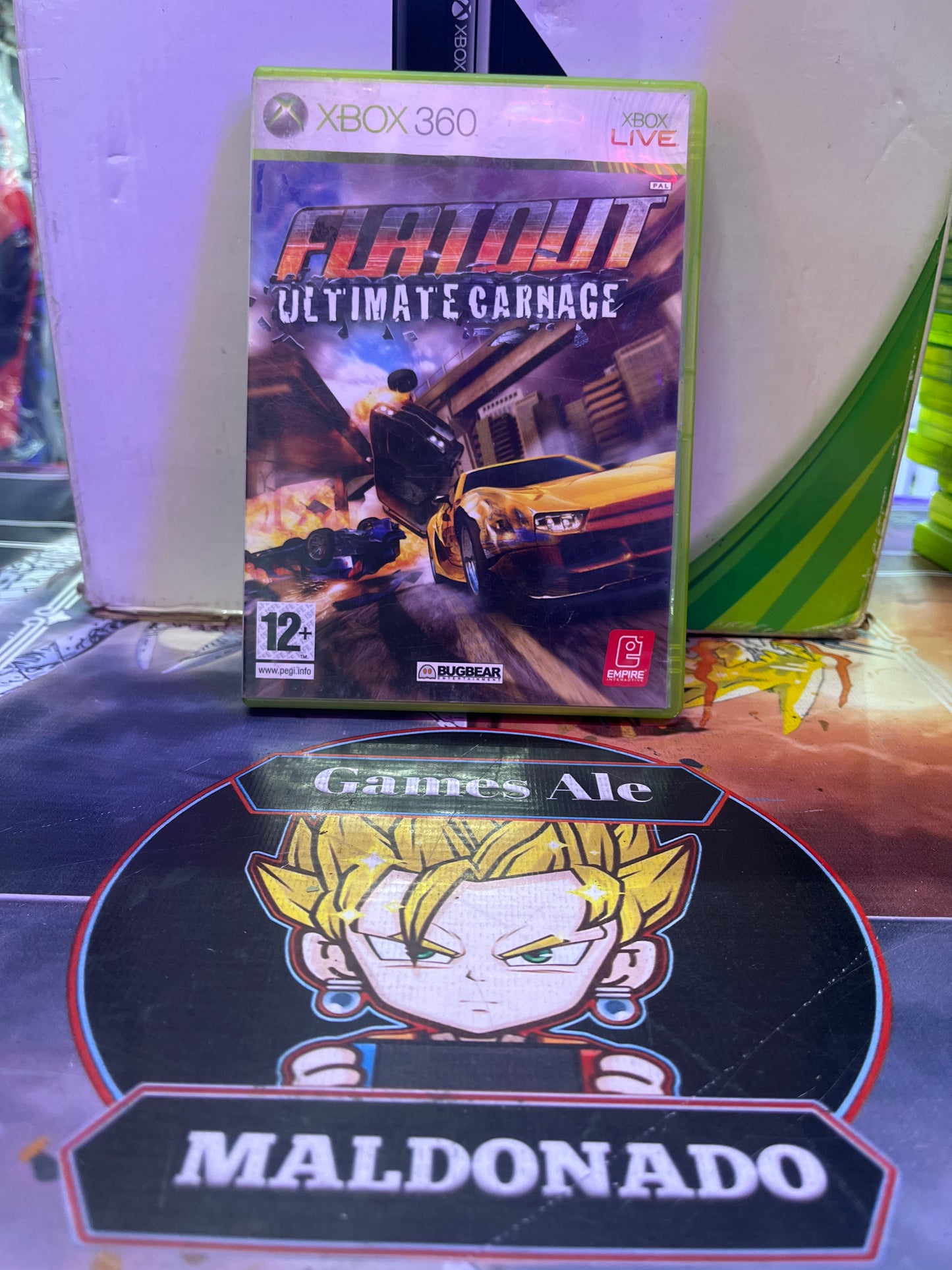 FLATOUT ULTIMATE CARNAGE – JUEGO DE XBOX 360 (USADO) (PAL)