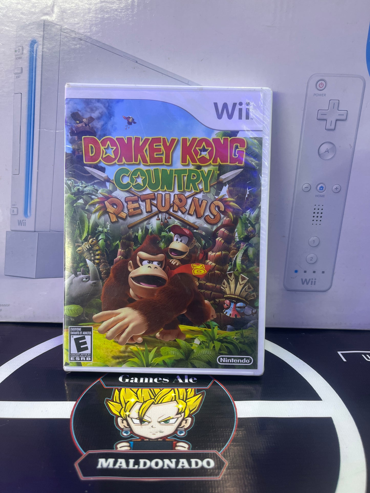 DONKEY KONG COUNTRY RETURNS - JUEGO NINTENDO WII ( SELLADO)