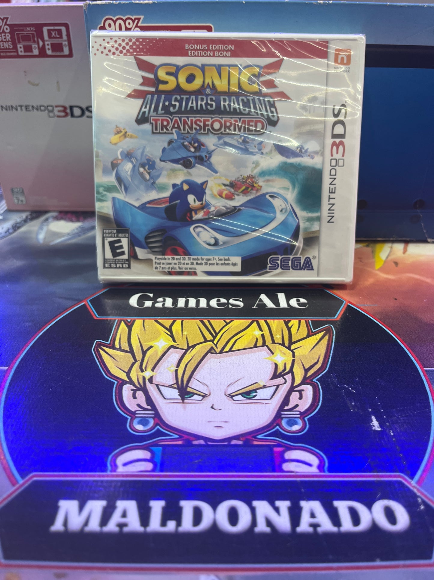 SONIC Y ALL STARS RACING TRANSFORMED - JUEGO NINTENDO 3DS (SELLADO)