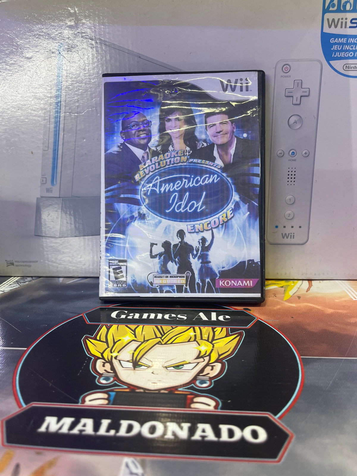 AMERICAN IDOL ( NINTENDO WII USADO ) - JUEGO NINTENDO WII