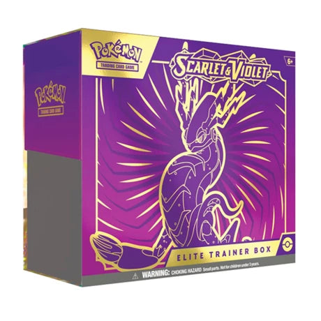 CAJA DE ENTRENADOR SCARLET Y VIOLET MIRADION EN INGLES POKEMON TCG ELITE TRAINER BOX  (ETB)