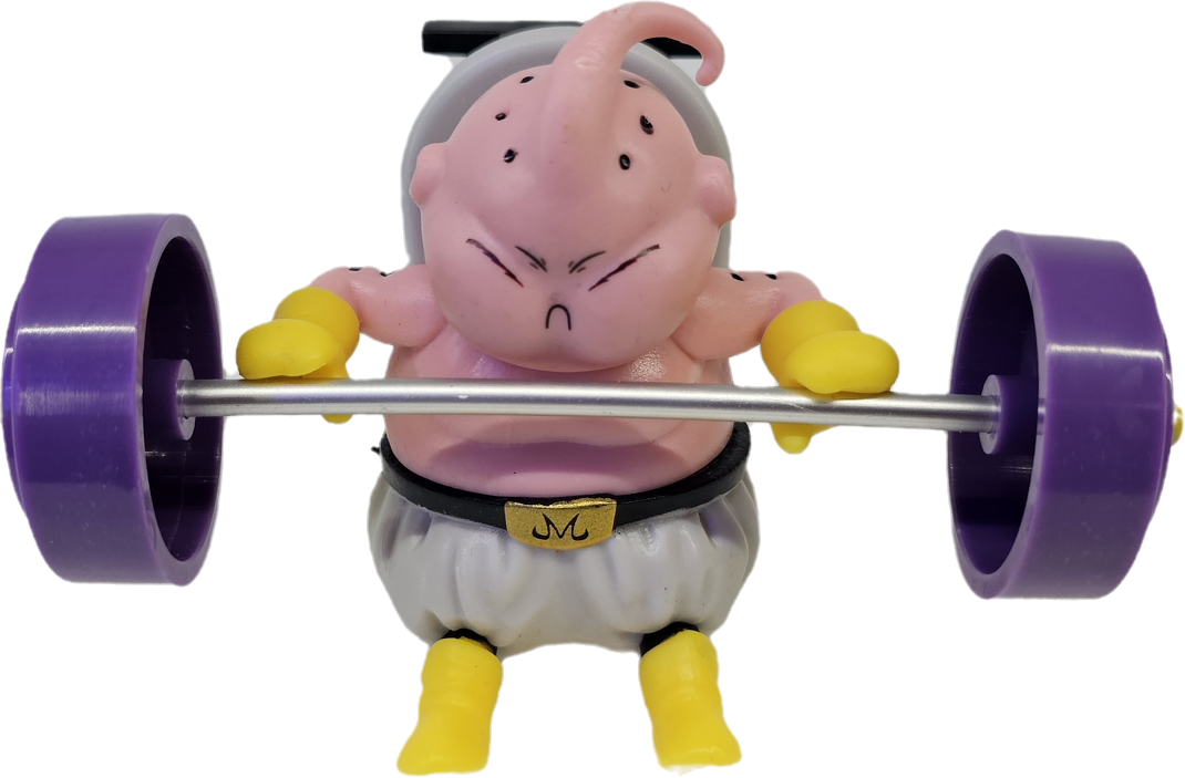FIGURAS MAJIN BUU GYM PECHO DRAGON BALL
