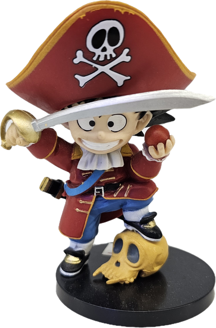 FIGURA GOKU NIÑO DISFRAZ DE PIRATA DRAGON BALL