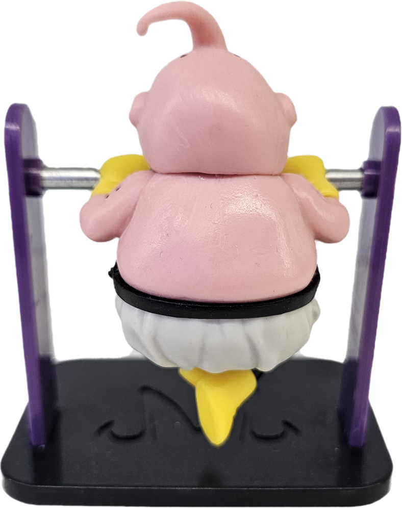 FIGURA MAJIN BUU HACIENDO EJERCICIO DRAGON BALL