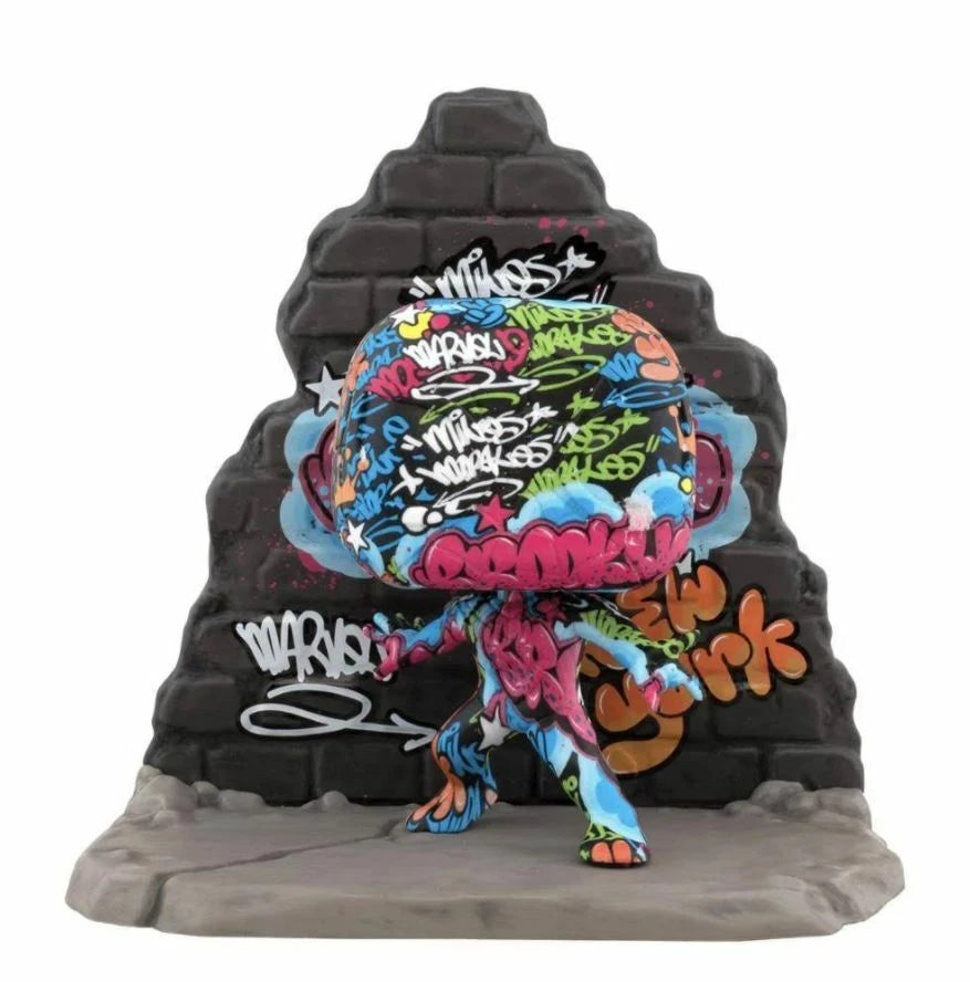 FUNKO POP! MARVEL STREET ART: SPIDER-MAN MILES MORALES GRAFITI EXCLUSIVO DE NUEVA YORK - 686