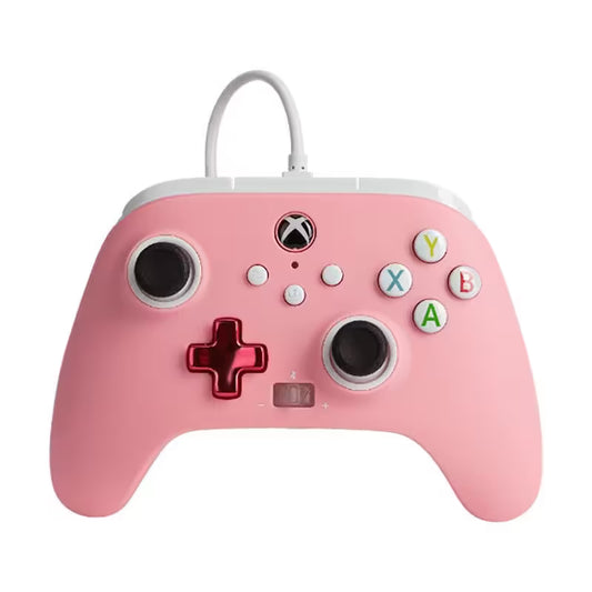 JOYSTICK ROSADO XBOX ONE Y XBOX SERIES CABLEADO POWER A