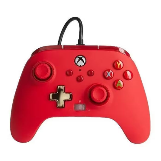 JOYSTICK ROJO XBOX ONE Y XBOX SERIES CABLEADO POWER A