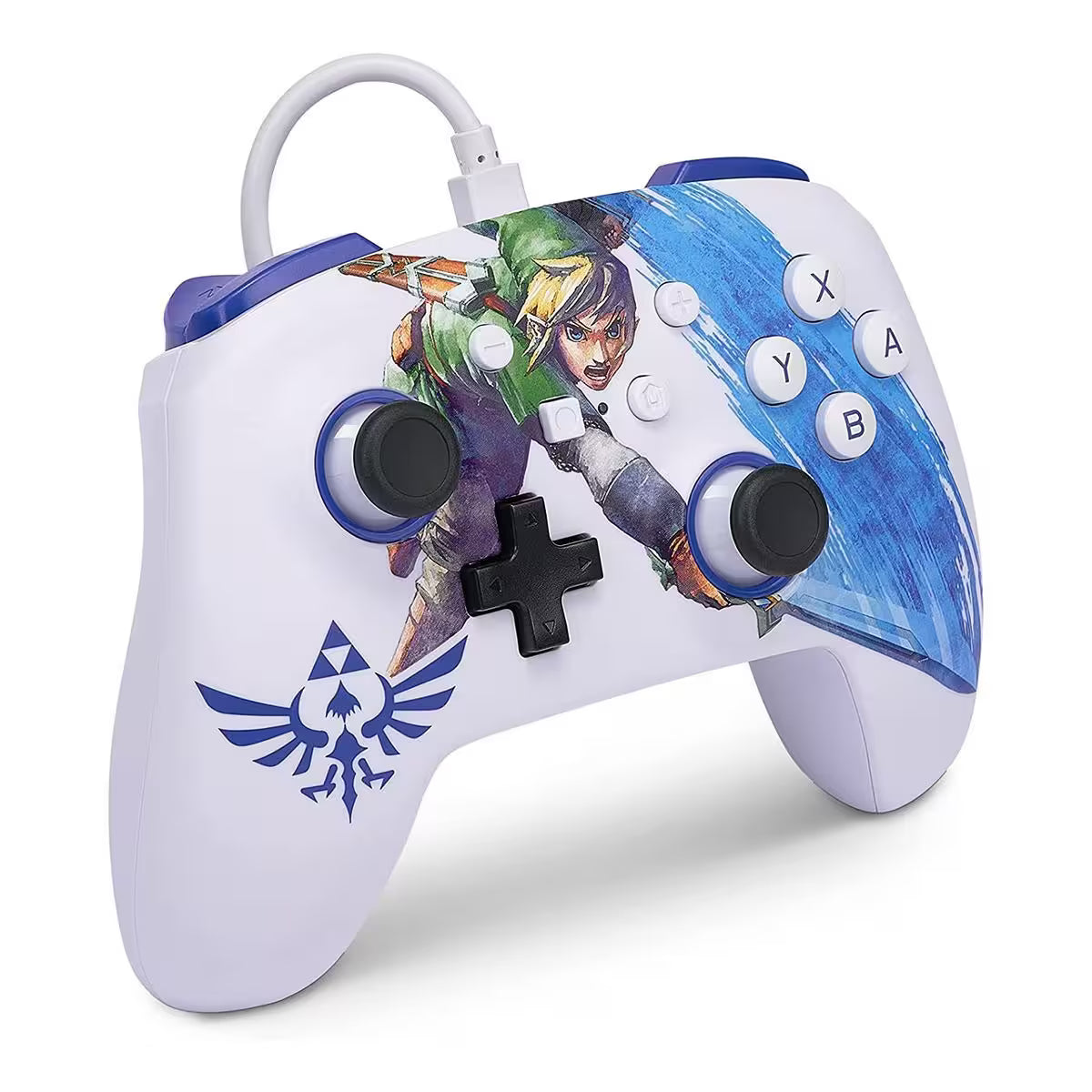 KIT JOYSTICK CABLEADO + ESTUCHE DE NINTENDO SWITCH POWER A ZELDA