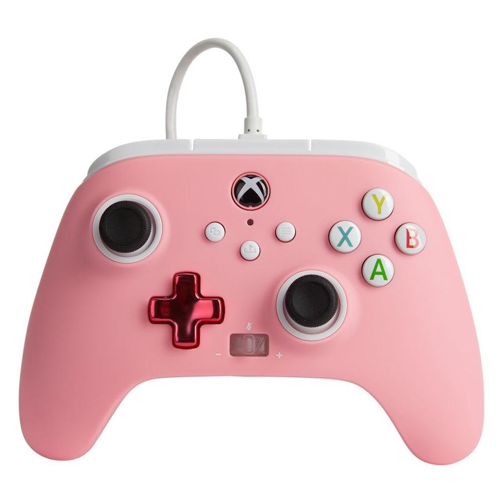 JOYSTIC POWERA ENHANCED WIRED CONTROLLER FOR XBOX SERIES X|S – OFFICIALLY LICENSED FOR XBOX BLOD PINK